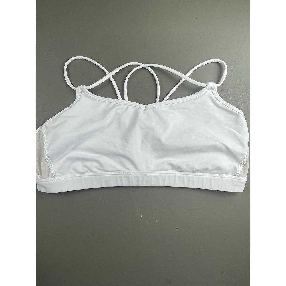 Lululemon Bra Sports Yoga White Size 10